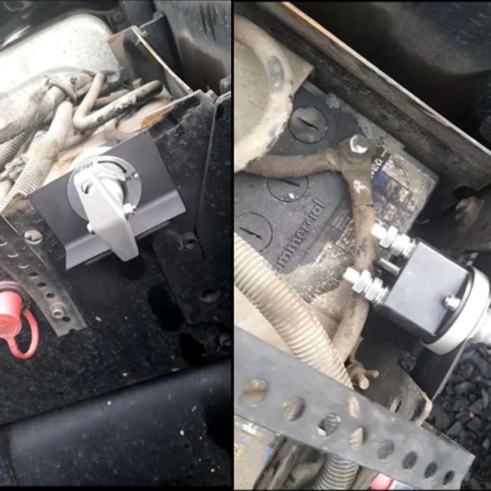Battery Disconnect Switch for Auto Boat Rv Fixed Handle Isolator