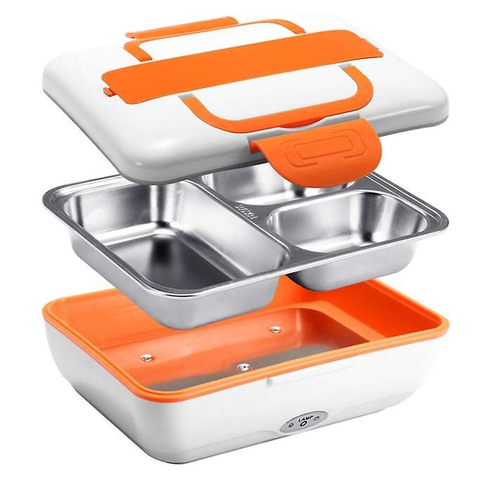 Electric Lunch Box Heater with Spoon &chopstick for Car/truck,us Plug