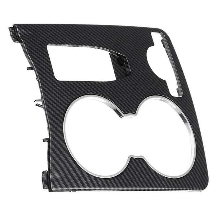 Car Carbon Fiber Drink Cup Holder Front Center Console Cup Holder
