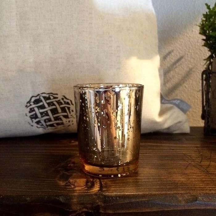 12pcs Mercury Glass Mercury Glass Votive Tealight Candle Holders
