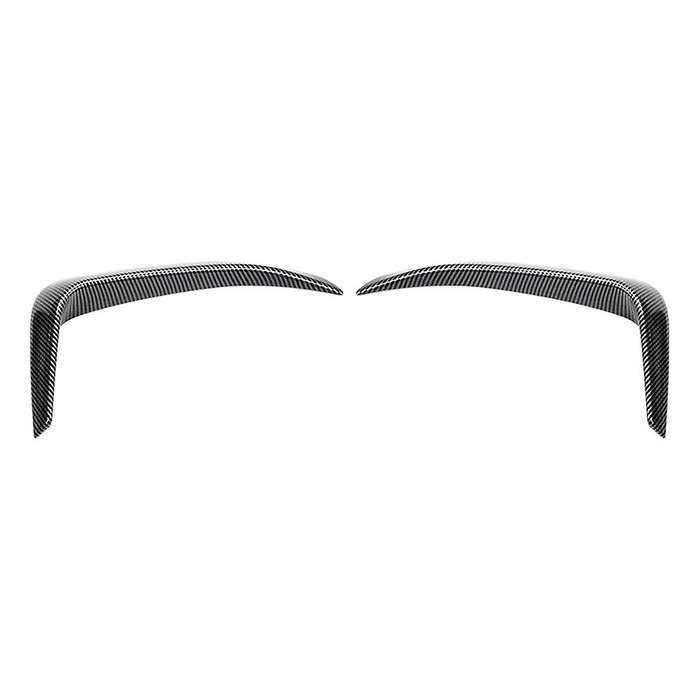 Car Carbon Fiber Front Bumper Splitter Spoilers Canard Air Knife