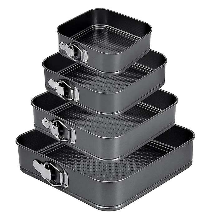 Set Of 4 Springform Cake Tin, 22/24/26/28 Cm,baking Tin, Cake Tin