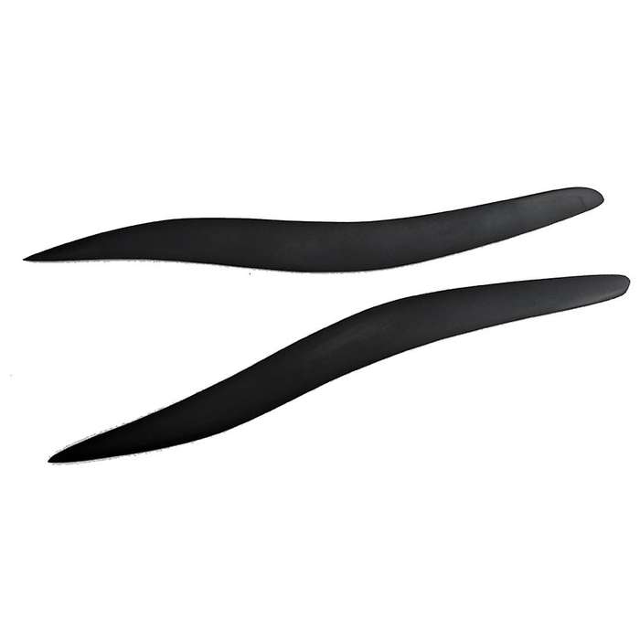 Real Carbon Fiber Car Front Headlight Eyebrow Covers Decorative