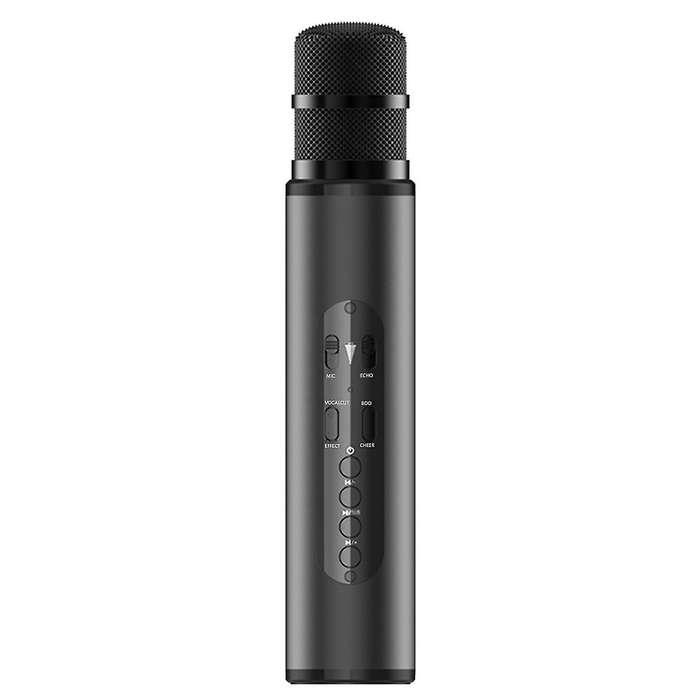 Bluetooth Mic Dsp Karaoke Dual Speake for Pc Iphone Android Black