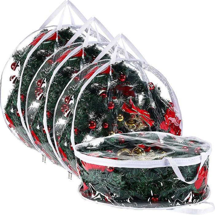 Christmas Wreath Storage Box Christmas Wreath Storage Bag Plastic