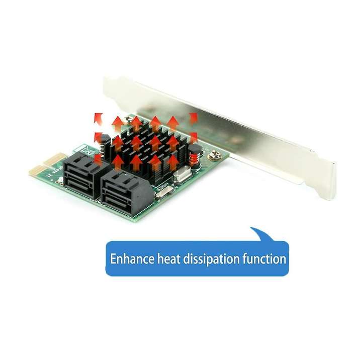Sata 3.0 Card with 4 Sata Cables,pcie Sata Controller Expression Card