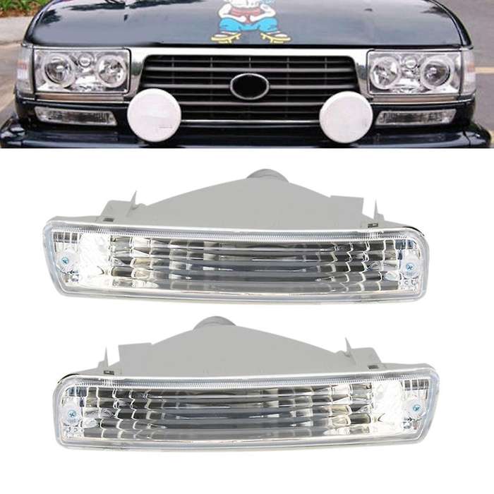 2pcs Car Front Bumper Turn Signal Lamp for Toyota Land Cruiser