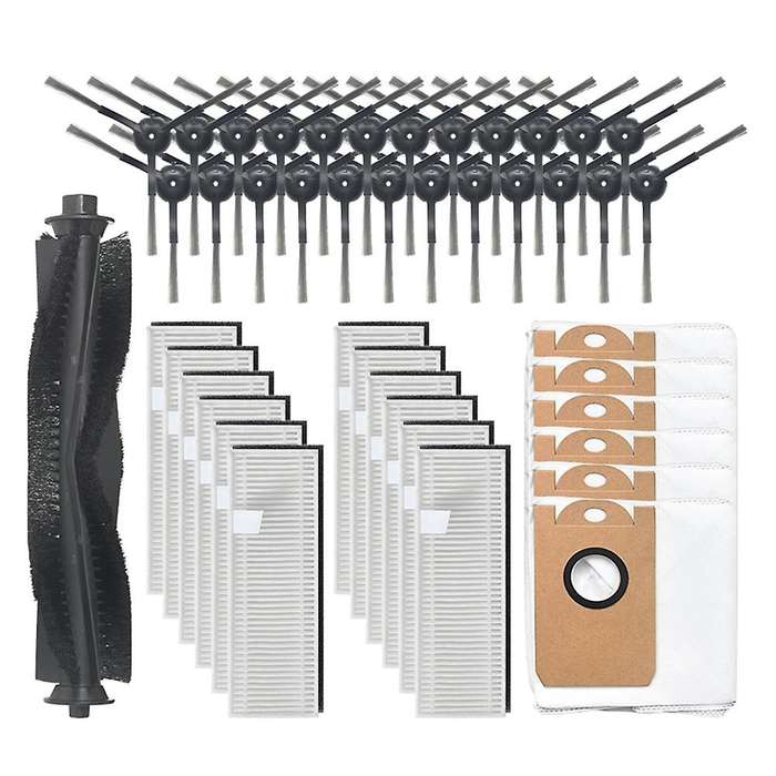 Main Side Brush Filter and Dust Bag for Proscenic M8 Pro Cleaner