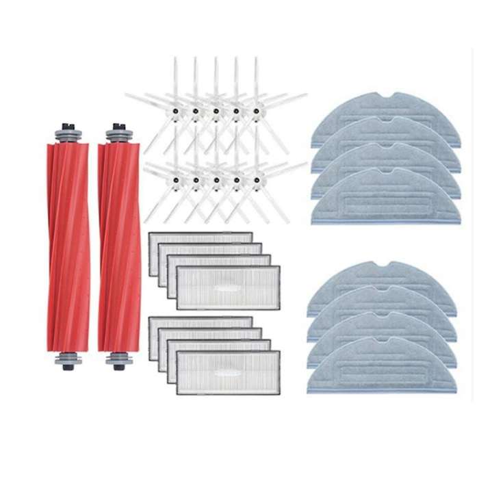 Main Side Brush Hepa Filter Mop Cloth Accessories for Roborock S7