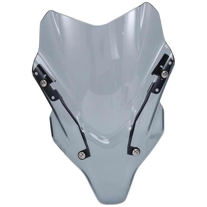 Motorcycle Windshield Windscreen Wind Deflector (transparent Grey)