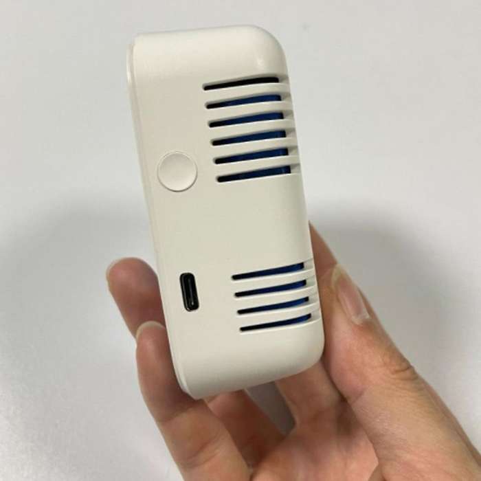 5in1 Co2 Meter Digital Humidity Tester Air Quality Detector (black)