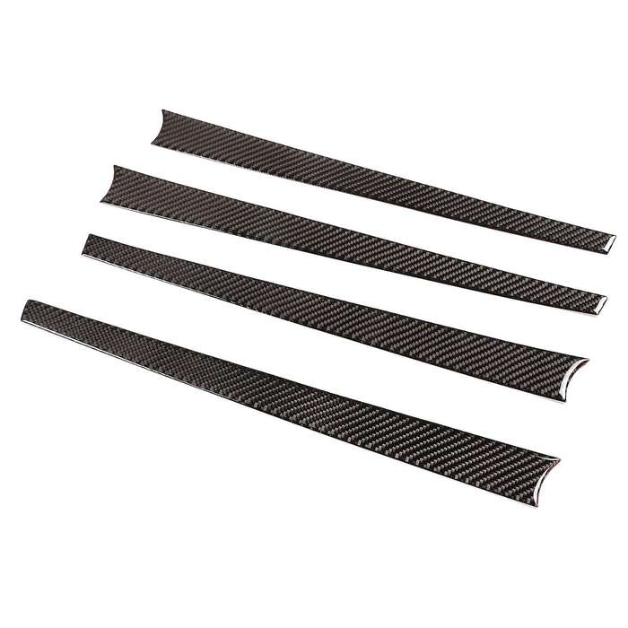 For Toyota Hilux 2015-2021 Carbon Fiber Car Inner Door Line Cover