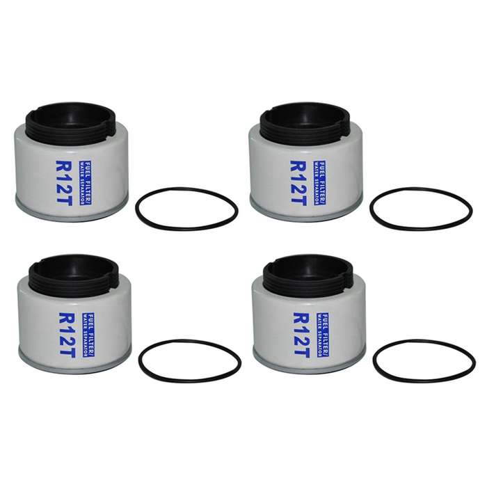 4pcs for R12 R12s R12t Racor 140r Fuel Water Separator Filter
