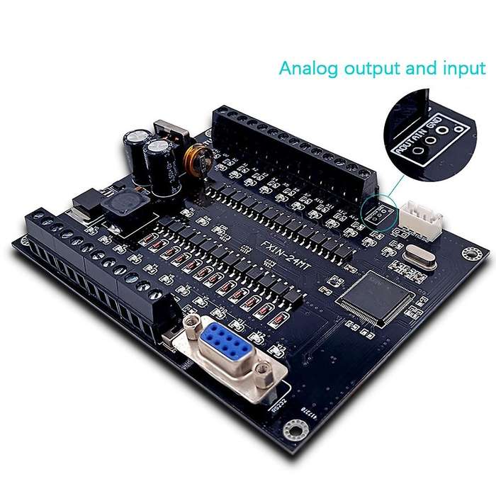 Plc Industrial Control Board Fx1n-24mt Relay Module Delay Module