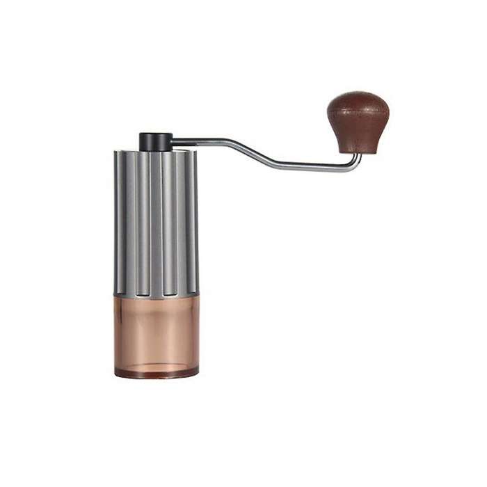 Hand-cranked Bean Grinder Coffee Bean Grinder Cnc Steel Core Grey