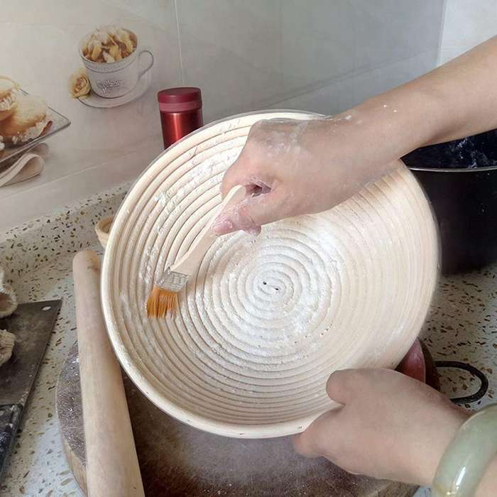 Banneton Bread Proofing Basket By Caesar Bread, Round Sourdough Set