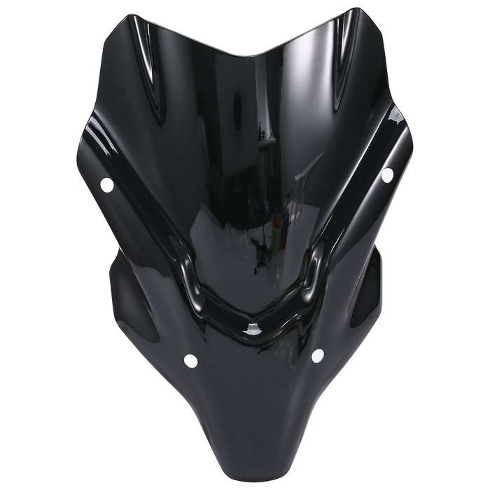 Motorcycle Windshield Windscreen Wind Deflector (black)