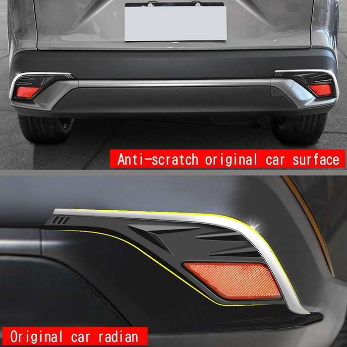 Eyelid Eyebrow Cover Trim Molding Bezel Garnish Matte Black Rhd