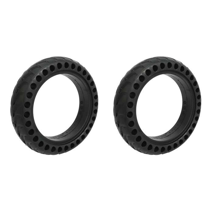 2x Upgraded Rubber Damping Solid Tire for Xiaomi Mijia M365 Scooter