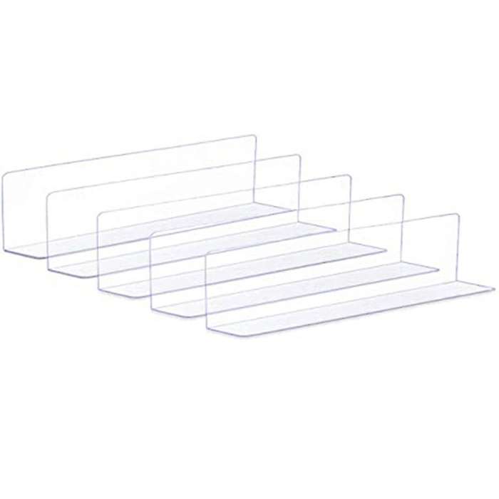 For Furniture, Clear Pet Baffle Board,strong Adhesive Baffle (8 Pack)