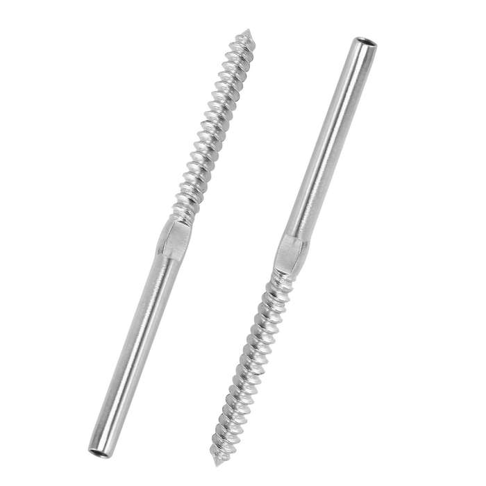 30 Pairs Left&right Hand Thread Lag Screws for 1/8 Inch Cable