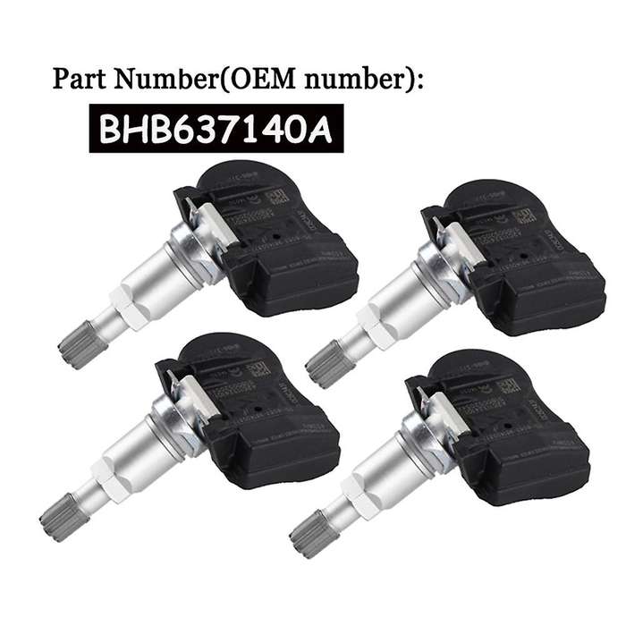 4 Pcs/lot Bhb637140a 433 Mhz Tire Pressure Sensor Tpms