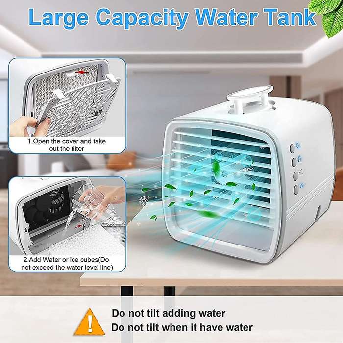 Portable Air Conditioner, Personal Mini Air Conditioner, for Office