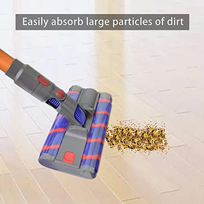 Double Roller for Fluffy Floor Soft Roller Head for Dyson V7 V8 V11v10