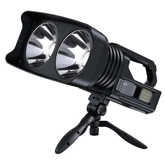 Rechargeable Spotlight, 100000 Lumens Handheld Hunting Led Spot Light