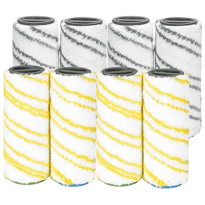 8 Piece Set Of Rollers for Karcher Fc7 Fc5 Fc3 Fc3d Floor Cleaner