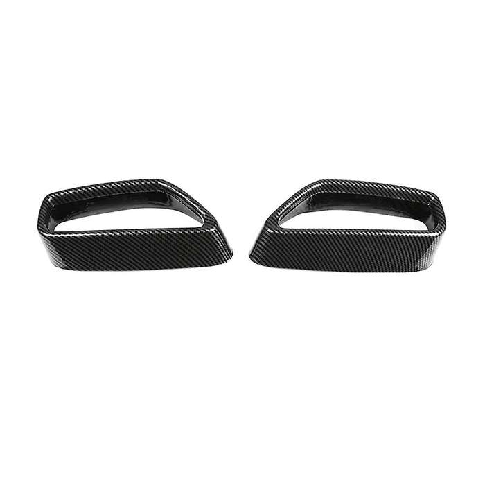 Tail Throat Decorative Frame For-bmw 5 Series G30 2018-2021 Carbon