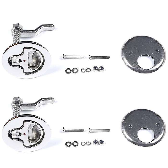 316 Stainless Steel Marine Handle Ring, Deck Box Cover Door Lock