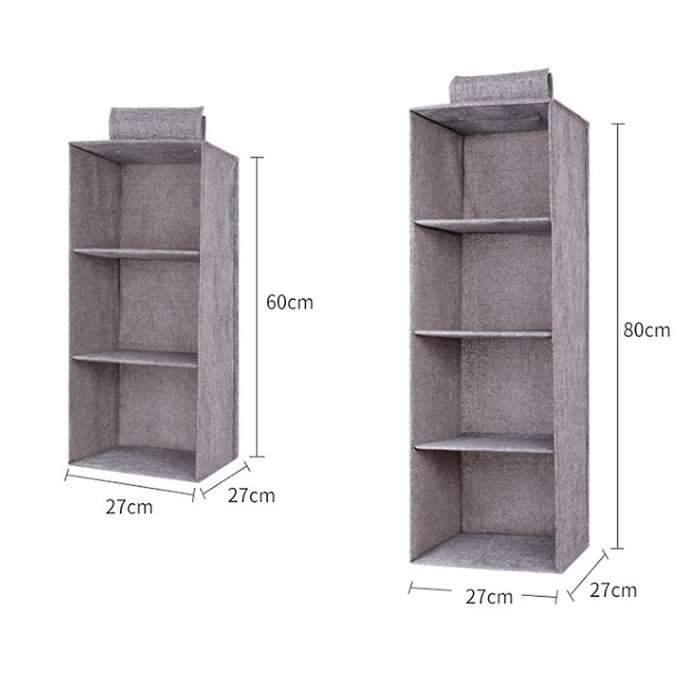 Household Clothes Hanging Drawer Box Underwear Storage Shelves B