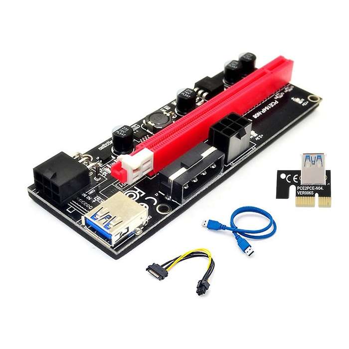 Image Card Dedicated Ver009s Pcie 1x to 16x Usb 3.0 Bitcoin Mining