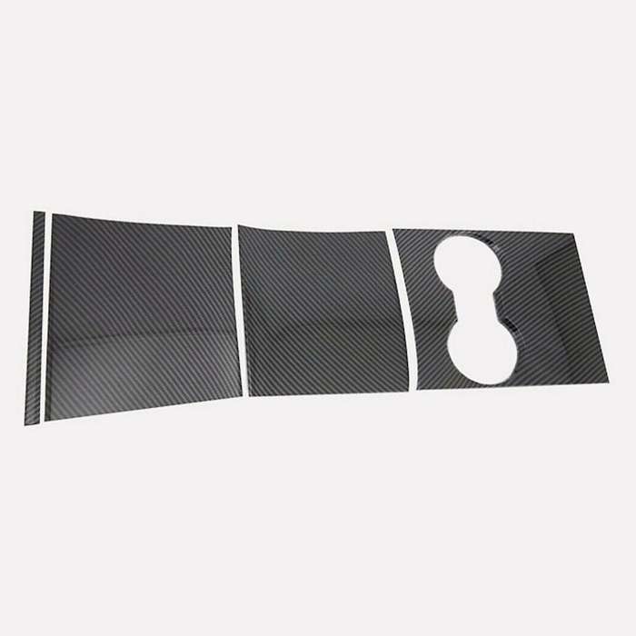 Front Row Water Cup Holder Panel Cover for Tesla Model 3 2018 - 2020