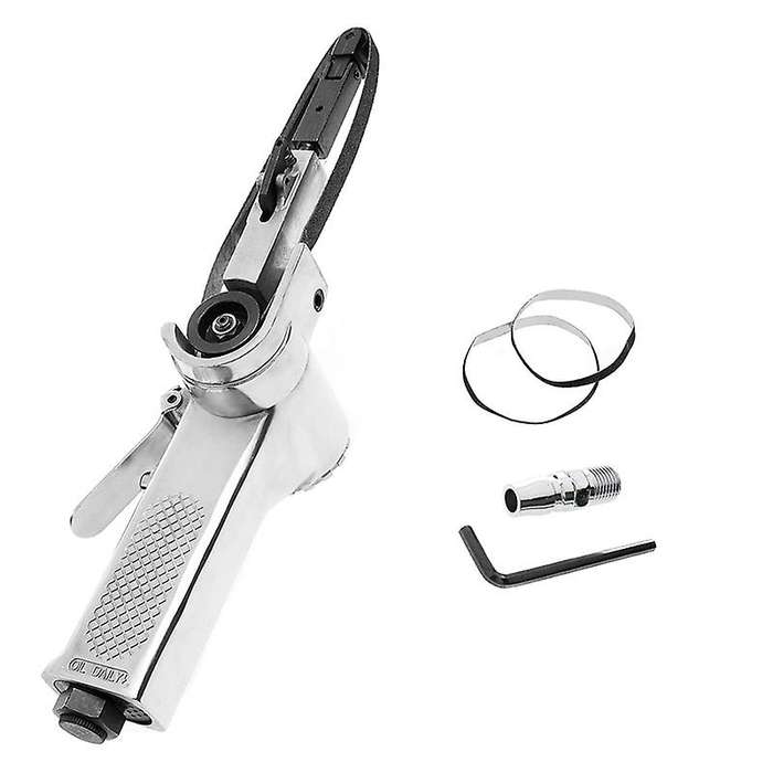 Mini Air Belt Sander for Woodworking Metal Work 3/8 Inch Handheld