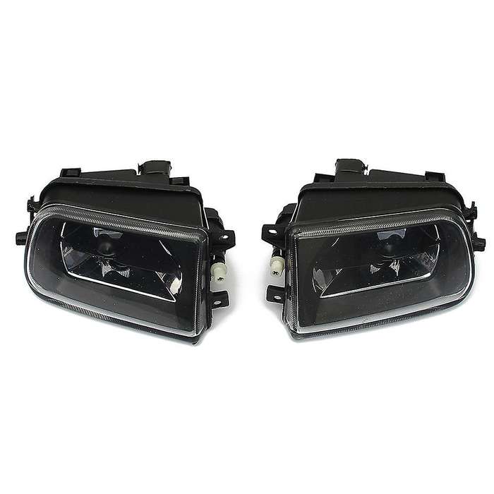 2x Front Driving Bumper Fog Light Lamp for Bmw E39 528i Black