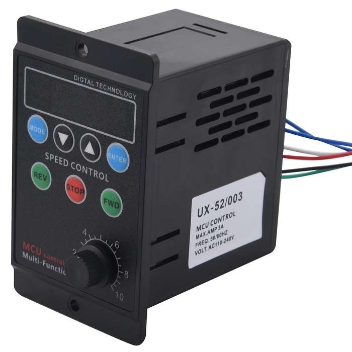 2x Ux-52 Digital Display Motor Speed Controller 220v Ac 6w-400w