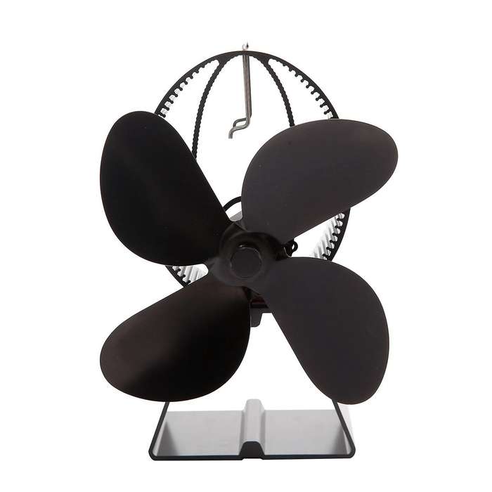 4 Blade Tube Stove Fan Fireplace Stove Fan Home Fireplace Fan