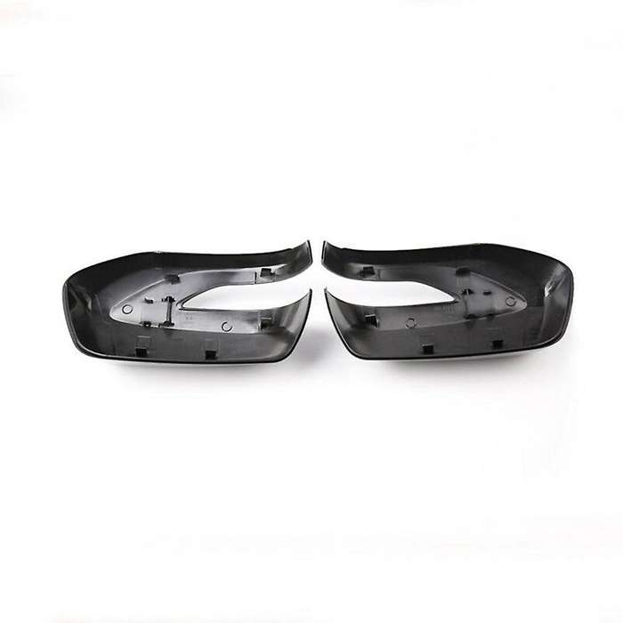Left & Right Black Rearview Mirror Cover for Subaru Forester 2010 Bright Black