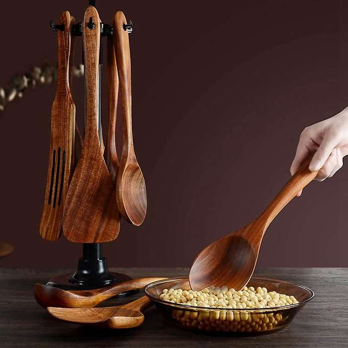 Wooden Spoons for Cooking,12 Pack Wooden Utensils