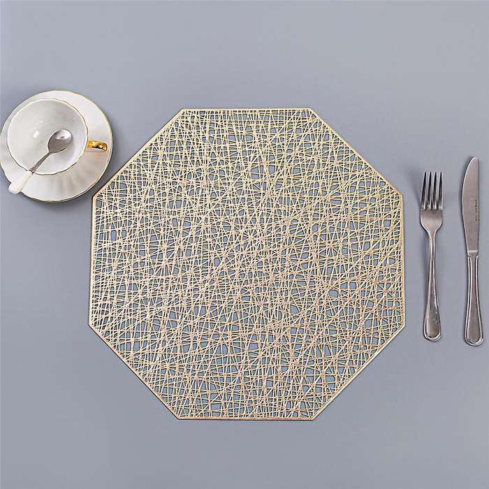 12pcs Non-slip Pvc Placemats Table Mats Heat-insulated Pad Mat Decor