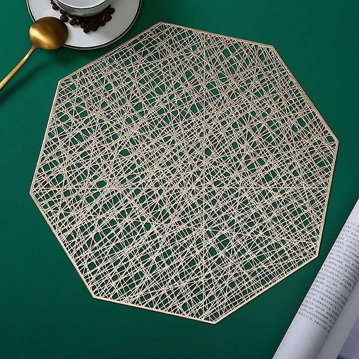 12pcs Non-slip Pvc Placemats Table Mats Heat-insulated Pad Mat Decor