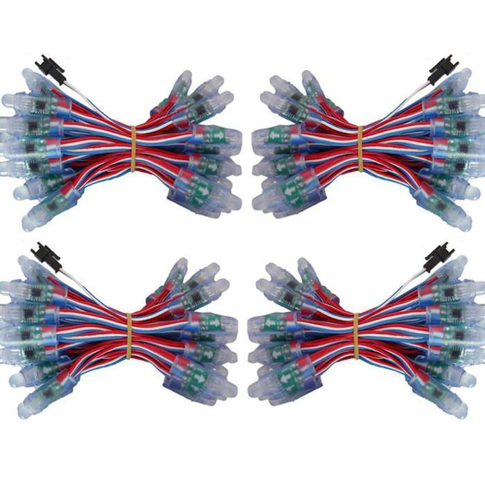 200pcs 12mm Lc1903 Full Color Led Pixel Light Module Dc 5v Ip68