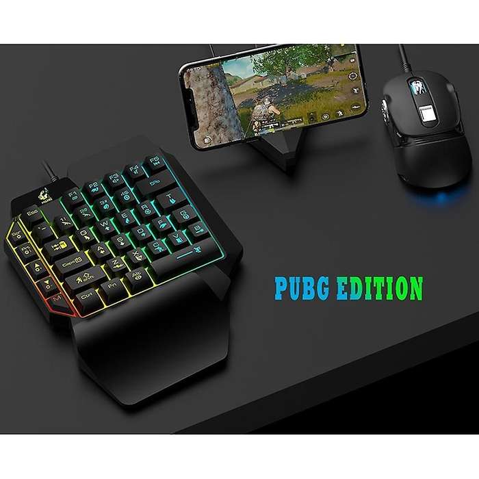 3 In 1 Bluetooth Gaming Keyboard Mouse Converter Combo for Smartphone