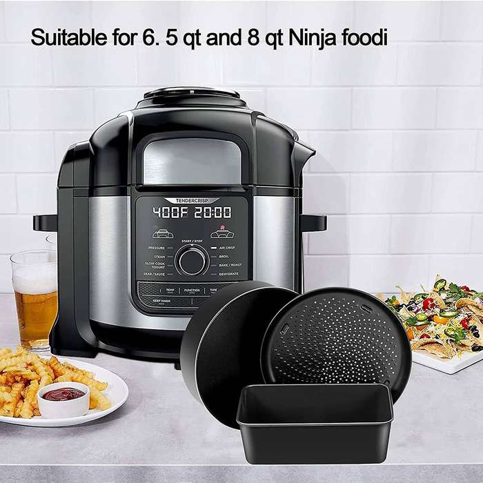 Air Fryer Accessories for 6. 5 Qt and 8 Qt Ninja Foodi,non-stick