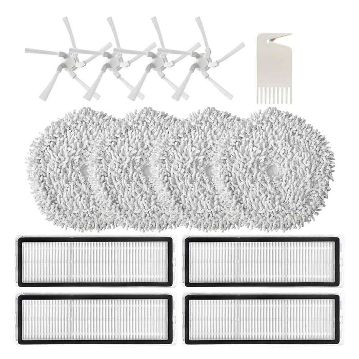13 Pcs for Xiaomi Dreame W10 W10 Pro Mop Cloth Side Brush Hepa Filter