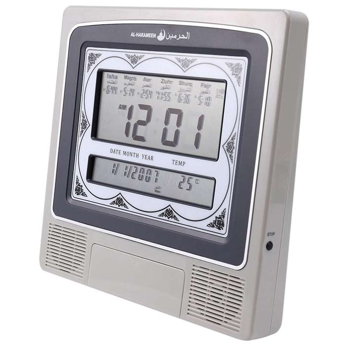 New Super Azan Desktop Clock Muslim All Prayers 1500 Cities Muslim