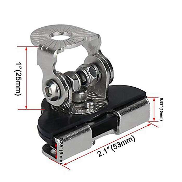 High Lift Jack Hinge Bracket for Jeep Wrangler (pair, Black)