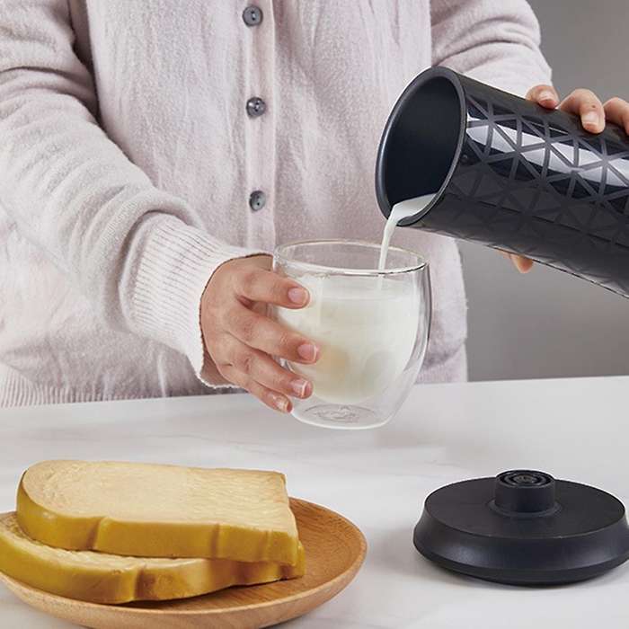 Milk Frother Electric Steamer for Making Latte Coffee Heater Eu Plug